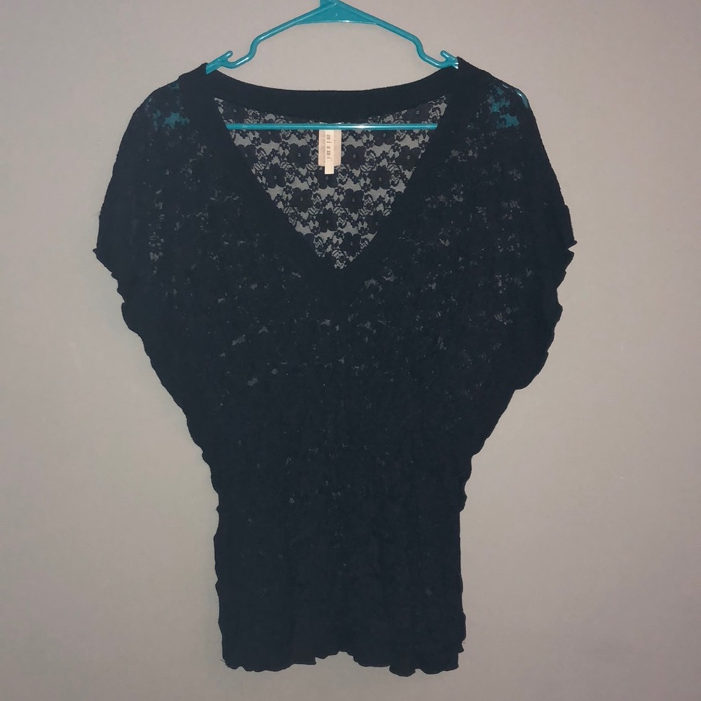 Black Lace Top